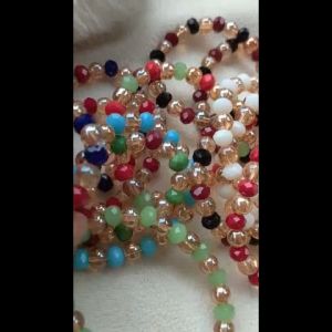 Gelang Murah Batu Giok Cytrine Sintetis Variasi Butiran Kristal