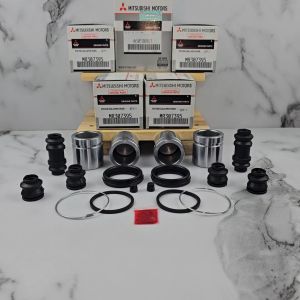 PISTON CAKRAM+KALIPER KIT RODA BELAKANG MITSUBISHI PAJERO DAKAR 2016 SAMPAI 2019 1SET PART MOBIL