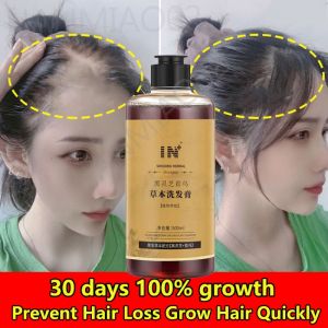 Polygonum Multiflorum Black Hair Herbal Shampoo 何首烏黑發洗發水 何首乌洗发水500ml Hair Growth Liquid Anti Hair Loss Shampoo
