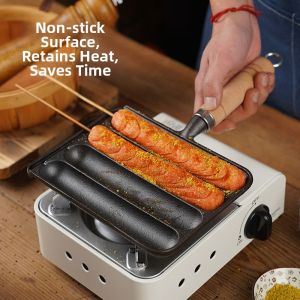SHUQUE | Multifunction Cast Iron Grill Pan