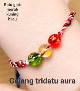 ❤️ TERMURAHH..!!? ❤️ Gelang tridatu giok aura rejeki original