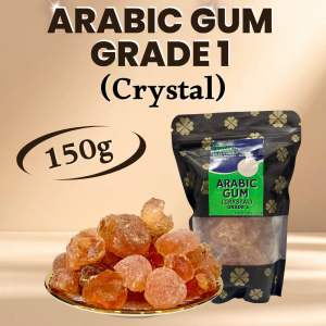 200g Arabic Gum Crystal Acacia gum - Natural | Asli | Best Quality