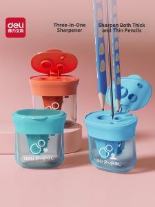 deli | All-sized Pencil Sharpeners Multifunction Large Diameter Manual Pencil Sharpener