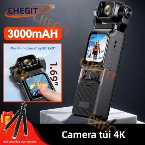 Camera Hành Động Cầm Tay 4K Với Màn Hình Cảm Ứng 169 Inch Ghi Video Bỏ Túi Có Thể Sạc Lại 1000mah/3000mAh Quà Tặng Máy Ảnh Thể Thao & Hành Động