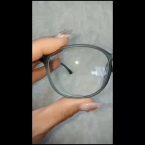 Kacamata PLUS 2 in 1 DOUBLE FOKUS BISA untuk Baca dan Jalan /Kacamata Plus / Kacamata Rabun Dekat / Kacamata Normal / Cocok Untuk Pria Wanita Ready Ukuran +1.00 sampai +3.00 Frame Oval Warna Clear Grey - BISA COD