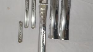 Ốp Bậc Cửa Nẹp Bước Chân Trong Ngoài Accent 2023-2018 Chất Liệu Inox Chống trầy chân Accent Load Ô tô