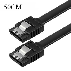 Congdi | 1/2PCS SATA Data Cables Right Angle & Straight SATA Cable III 6Gbps Super Quick Transfer Wire Cord for CD Driver Writer HDD