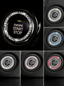 Nút Khởi Động Xe Trang Trí Pha Lê Phụ Kiện Nội Thất Nâng Cao Sự Sang Trọng Nhãn Dán Thiết Bị Đánh Lửa Ô Tô