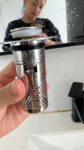 Nút chặn thoát nước inox SUS 304 có lọc rác