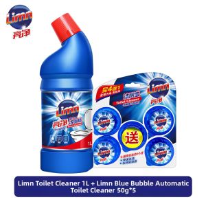 LIANGJING | Bleach Clean Blue Toilet Cleaner 50g*5 Capsules