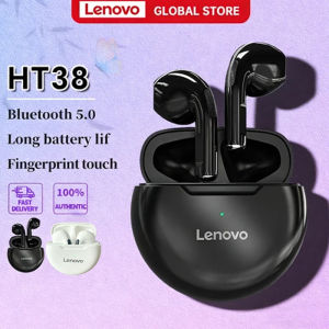 Lenovo | Original Lenovo HT38 Wireless Headphones TWS Bluetooth Earphones HD Stereo Game Call Noise Reduction Earbuds Music Sport Headset