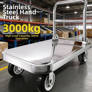 YIXUAN | Stainless Steel Folding Low Noise Hand Cart