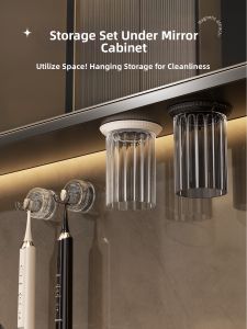 Kaman | Magnetic Toothbrush Storage Rack for Home Use