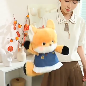 Oldlaiben Fox Plush Toy Wolf Cute Plushie Bear Doll Soft Rabbit Birthday Gift for Women Toys for Kids Girl