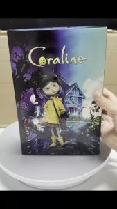 Bandai | 20cm Coraline Figure Coraline & The Secret Door Figures Wybie Action Figurine Pvc Statue Model Doll Decoration Toy Birthday Gift