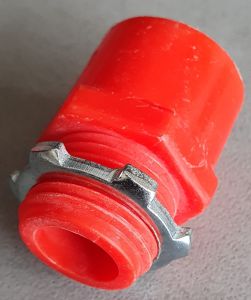 PVC Electrical Male Adapter with Locknut 1/2"