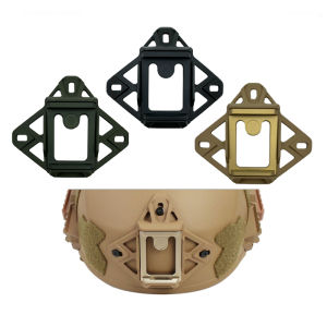 ผ้าห่อศพโลหะ ปลาหมึกหมวกกันน็อคยุทธวิธีปรับให้เข้ากับหมวกกันน็อค FAST แกนอลูมิเนียมออกซิไดซ์ CNC ฐานอะแดปเตอร์อุปกรณ์อเนกประสงค์