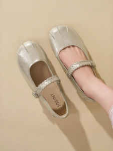 Josiny | Thick Sole Mary Jane French Style Heels Shoes