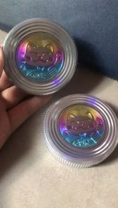 Ốp/ Chụp Nắp Bình Xăng Titan Mèo Nhật và Logo Cánh Chim cho mọi xe máy