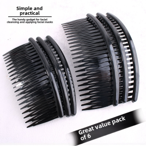 Yadai Large Black Hair Comb for Adults Anti-slip Pressure Hair Clip Hair Accessories from Japan and South Korea