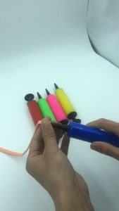 Pompa Angin Mini KHUSUS BALON FOIL Pompa Tangan Manual Bahan Plastik Ukuran 17cm