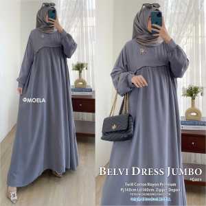 GAMIS DRESS BELVI LD 140 by MOELA BERLABEL GAMIS JUMBO POLOS MOELA