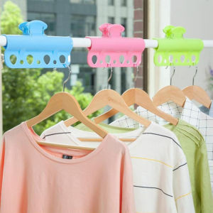 【Local Shipping】Windproof Drying Rack Socks And Underwear Clip Hanger Multifunctional Clothes Hanger Balcony Wind Proof Drying Hangers