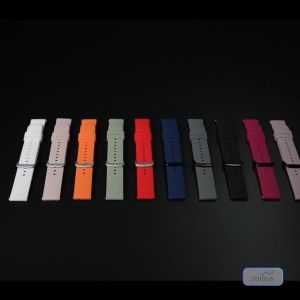 Garmin Venu SQ Venu/SQ/SQ Music/2/2 Plus 20mm Soft Silicone TPU Waterproof Sport Strap Buckle Watch Band Wristband