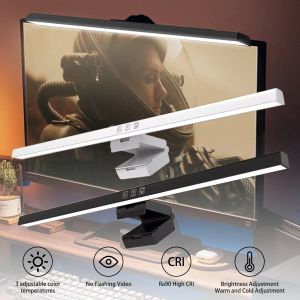 50cm Computer Monitor Light Bar Screen Hanging Lights USB Desk Lamp Stepless Dimming for Eye Protection Book Light Monitor Lamp