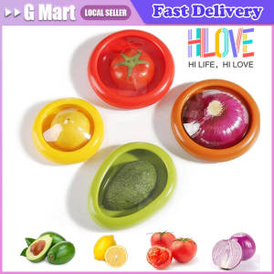 1Pcs Fruit Vegetable Storage Container Food Fresh-keeping Box Avocado Pod Tomato Lemon Storage Box Plastic Kitchen Gadgets
