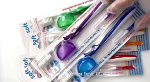 SIKAT GIGI ORTHO DENTAL BEHEL DENGAN TUTUP BONUS INTERDENTAL BRUSH ORTHODONTIC TOOTH BRUSH