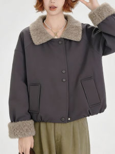QINGNAER | European Leisure Fashion Warm New 2026 Spring Oversized Women Jacket