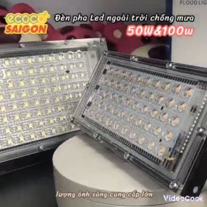 Đèn pha Led ngoài trời chống mưa 50W 100W