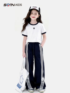 SQTN.KIDS | Summer New Style Girls Sports Suit