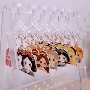 ✨JELLYDREAMSG✨ PREMIUM CHUNKY PRINCESS DROP EARRING EARRINGS EARSTUD MERMAID CUTE CARTOON FASHION ACCESSORIES