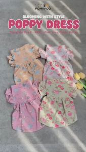 Poppy Dress - Baju Kucing dan Baju Anjing POMAPOO Premium Berkualitas