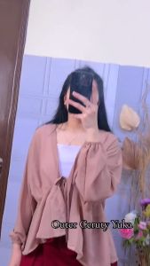 Ami Collection - Outer Ceruty Silvia / Outer Wanita / Outer Ceruty / Cardigan Wanita Polos / Outer