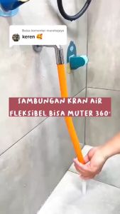 Universal Fleksibel Sambungan Kran Air Flexible Faucet 360°