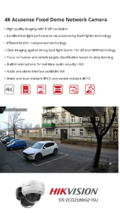 DS-2CD2186G2-ISU HIKVISION 8 MP AcuSense Powered-by-Darkfighter