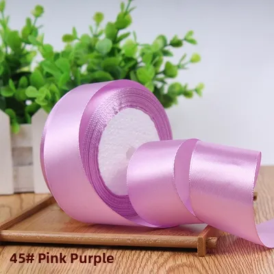 Valentines Day 4cm Silk Ribbon Satin Rose Flower Material Package Silk Ribbon Satin Belt 4 Centimeters Home Fabric Sewing DIY