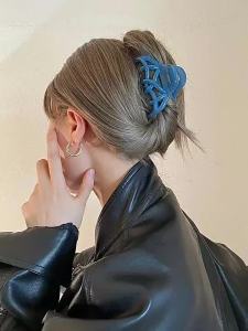 1PC Cao Cấp Retro Pháp Kẹp Tóc Màu Trơn Thời Trang Cá Mập Kẹp Cho Nữ Phía Sau Đầu Updo Phụ Kiện Tóc
