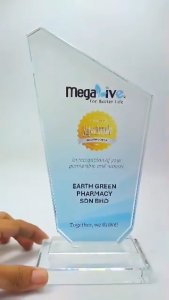 AWARD CRYSTAL PLAQUE OCC 005 (READY IN 48 HOURS)