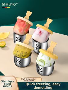 HUYO | 304 Stainless Steel DIY Molds for Ice Cream Popsicles