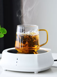 Large Capacity Heat Resistant Glass Cup with Handle Milk Safe Microwaveable Flat Bottomed Borosilicate Water Coffee Milk Cup