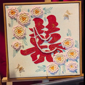 Chinese Style DIY Filling Color Quartz Sand Acrylic Texture Painting for Wedding Handmade Gift Digital Oil Painting Home Decor