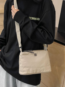 Casual Nylon Womens Bag Fashionable Versatile Crossbody Shoulder Bag Small Size Daily Match Soft Polyester Lining Washable
