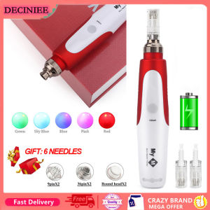 Dr. Pen Ultima N2 Professional Microneedling Pen Wireless Electric Skin Repair Tool Kit Derma Stamp Therapy Skin Care Device With 6 Pcs Cartridges Shrink Pores Removal