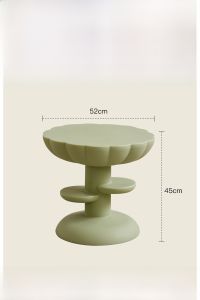 NORCHAIR Creative Flower Corner Table Simple Plastic Small Table for Sofa Tea Time Nordic Style Home Furniture Side Table
