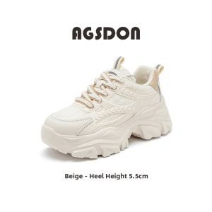 Agsdon l Winter Womens Thick Sole Hiking Shoes
