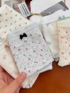 Quần Lót Cotton Nguyên Chất Mềm Mại Thoáng Khí Cho Nữ Cạp Vừa Kiểu Dáng Dài Thoải Mái Mùa Hè Quần Lót Kháng Khuẩn